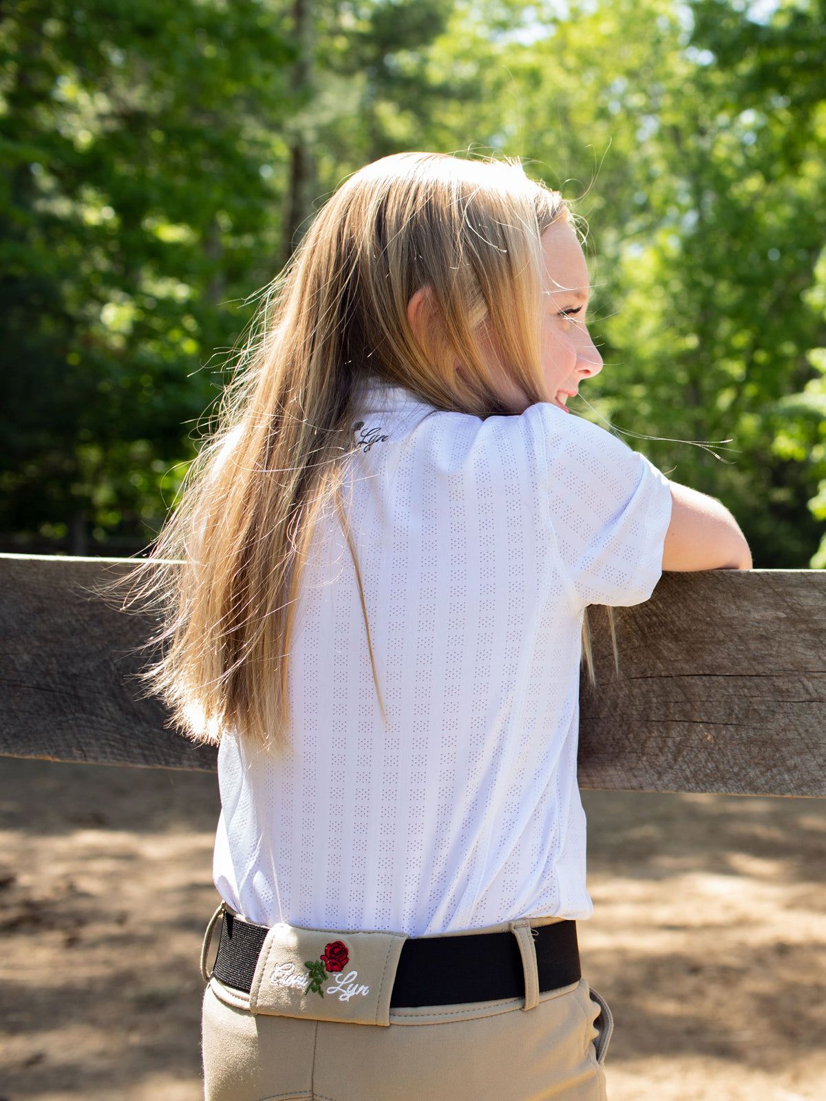 Anni Lyn Sportswear Kid's Emelie Knee Patch Breech - Closeout!