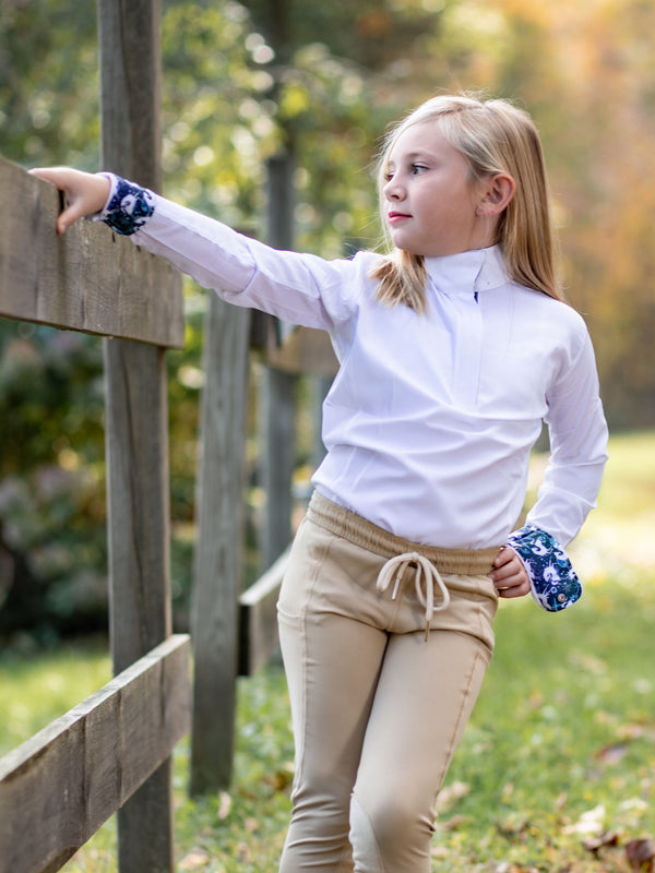 Anni Lyn Sportswear Kid's Long Sleeve Ventilated Show Shirt