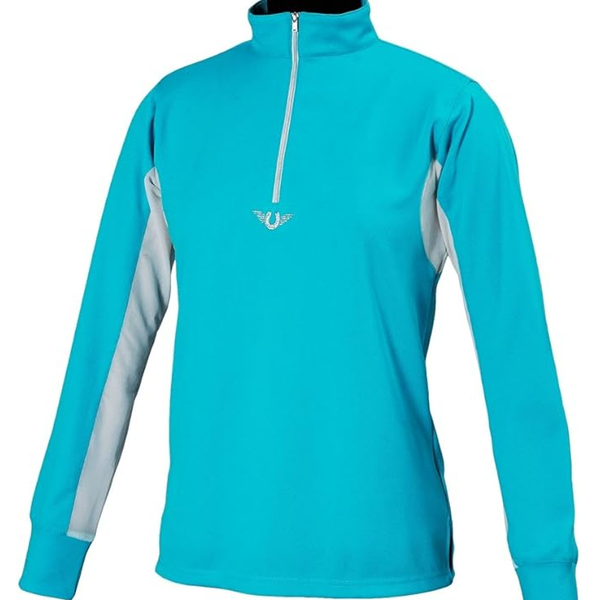 TuffRider Youth Long Sleeve Ventilated Technical Sport Shirt