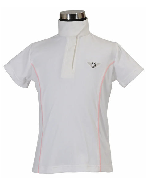 TuffRider Children's Kirby Kwik Dry Short Sleeve Show Shirt