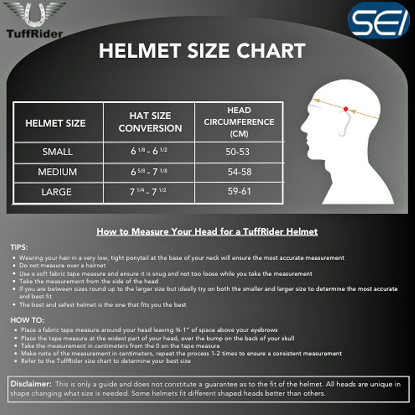 TuffRider Starter Horse Riding Helmet with Carbon Fiber Print Grills