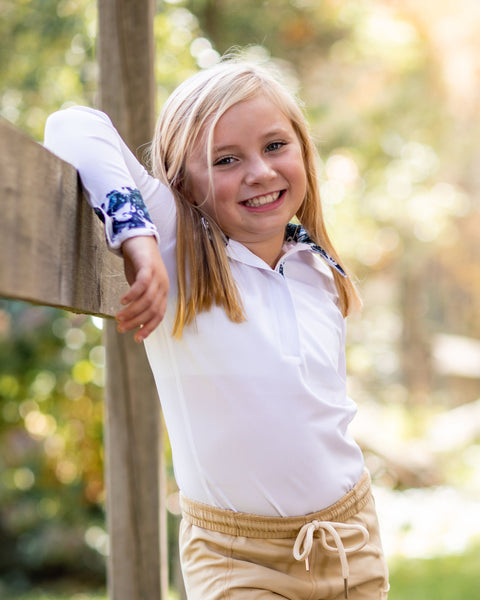 Anni Lyn Sportswear Kid's Long Sleeve Ventilated Show Shirt