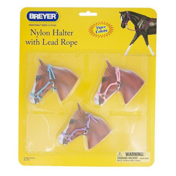 Breyer Horses - 3 Piece Nylon Hot Colored Halters