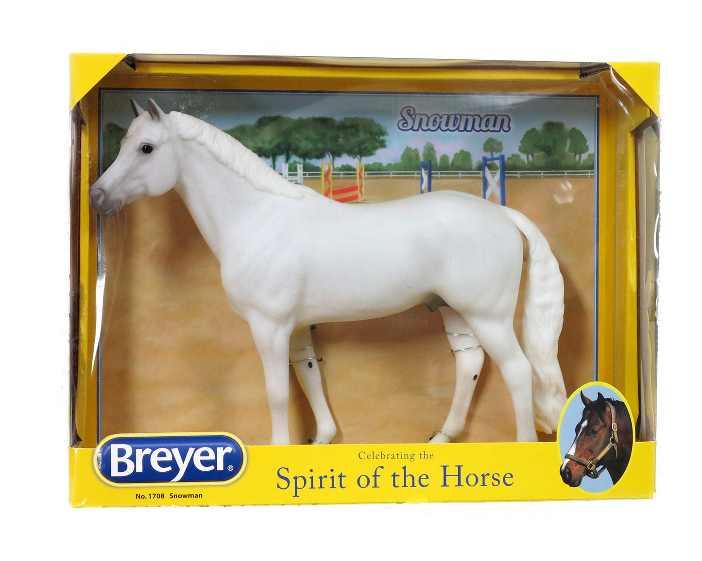Breyer Horses - "Snowman" - Jumping Champion - Traditional