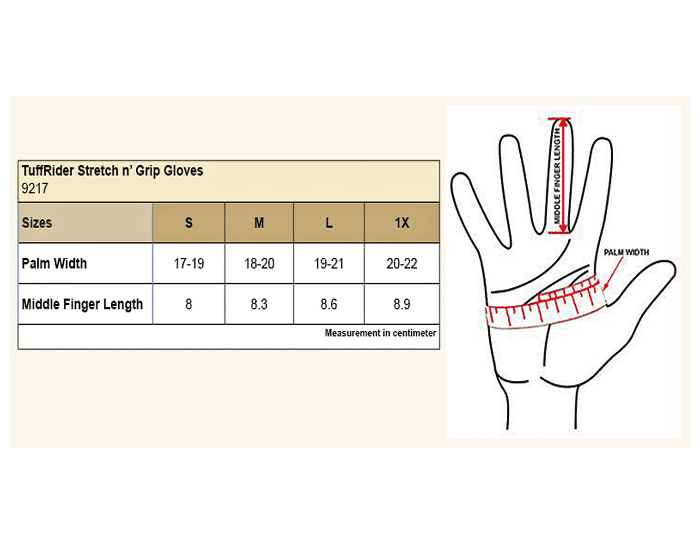 TuffRider Adult Stretch n' Grip Riding Gloves