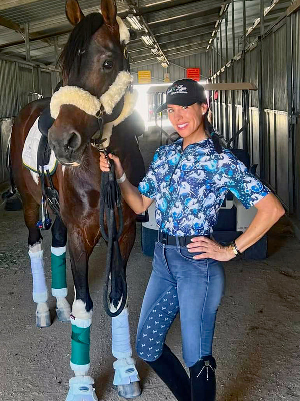 Anni Lyn Sportswear Women's Spirited Denim Full Seat Breech - Closeout!