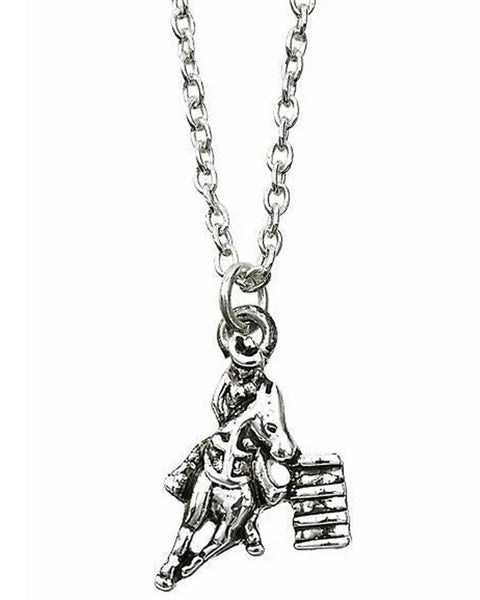 AWST International Barrel Racer Necklace w/Colorful Cowboy Hat Gift Box