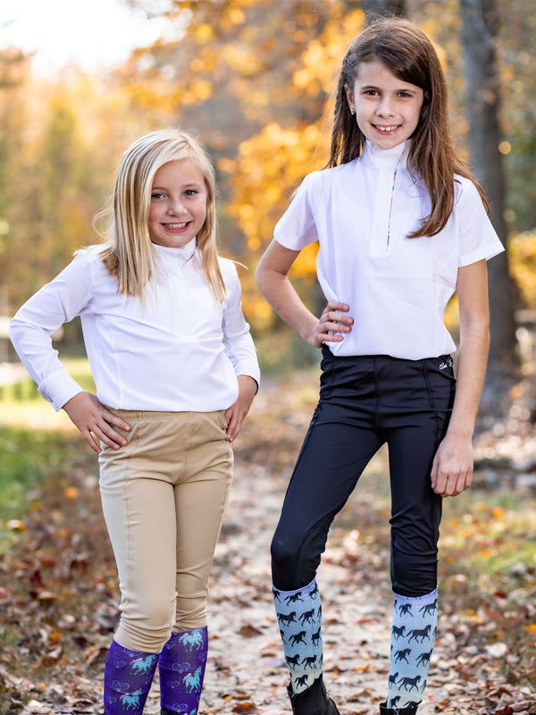 Anni Lyn Sportswear Kid's Long Sleeve Ventilated Show Shirt