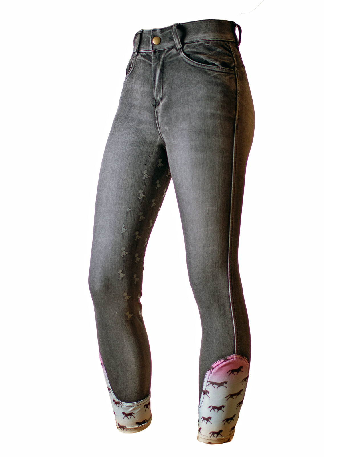 Anni Lyn Sportswear Women's Spirited Denim Full Seat Breech - Closeout!