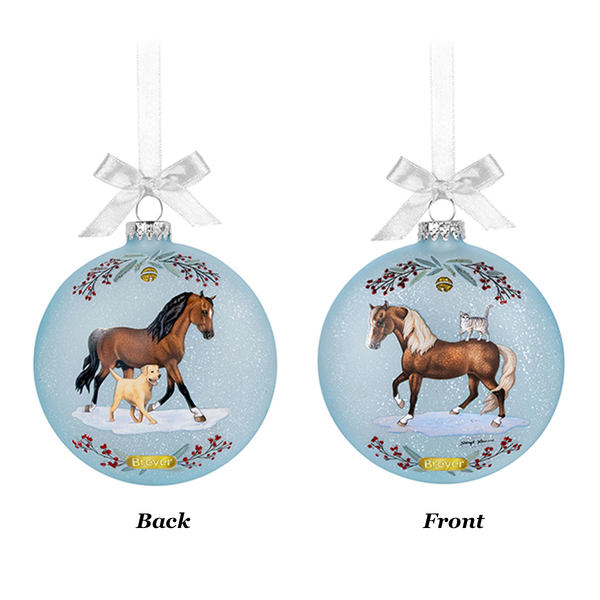 Breyer Horses - Breyer Holiday Ornament - Artist Signature Glass Ornament