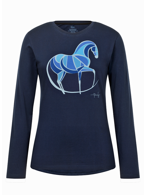 Kerrits Women's Mosaic Horse Long Sleeve Tee