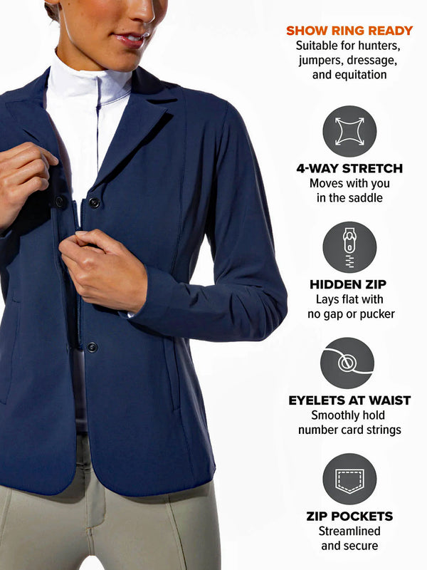 Kerrits Stretch Competitor Koat - 3 Snap in Black or Navy