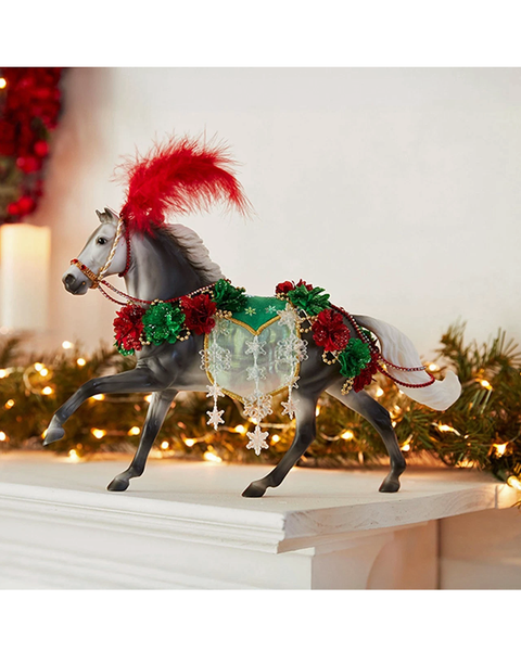 Breyer Horses - 2025 Holiday Horse - "Christmas in Bloom" - Traditional Size