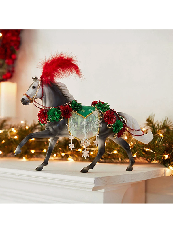 Breyer Horses - 2025 Holiday Horse - "Christmas in Bloom" - Traditional Size
