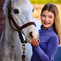Kerrits Kids Wrap Neck Tech Top - Solid Colors