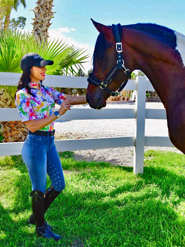 Anni Lyn Sportswear Women's ProAire Printed Short Sleeve Shirt