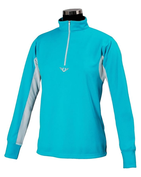 TuffRider Youth Long Sleeve Ventilated Technical Sport Shirt