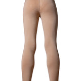 Anni Lyn Sportswear Kid's Elevate Silicone Full Seat Tight - Tan - Back