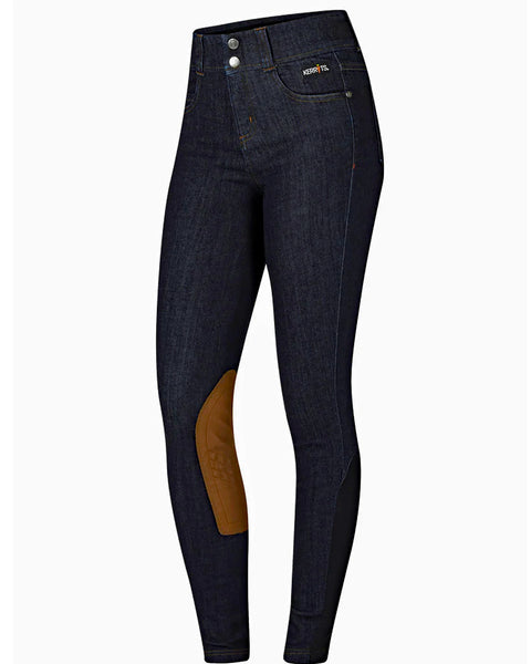 Kerrits Kids Stretch Denim Knee Patch Breeches