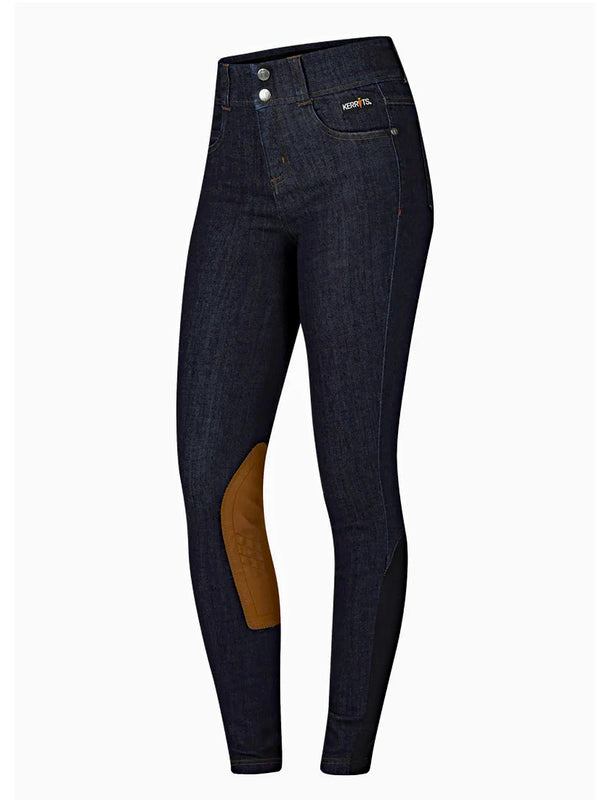 Kerrits Kids Stretch Denim Knee Patch Breeches