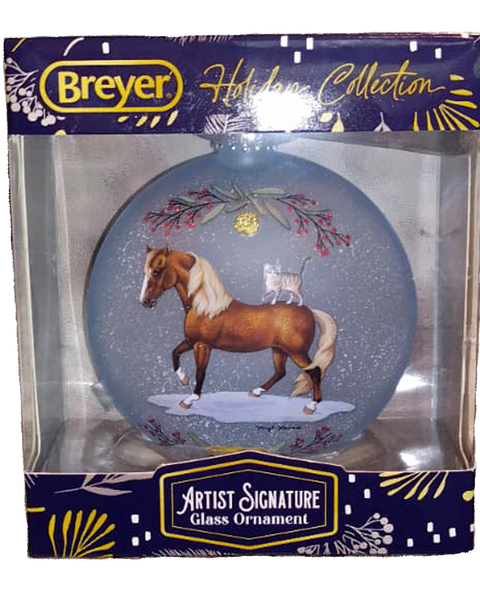 Breyer Horses - Breyer Holiday Ornament - Artist Signature Glass Ornament
