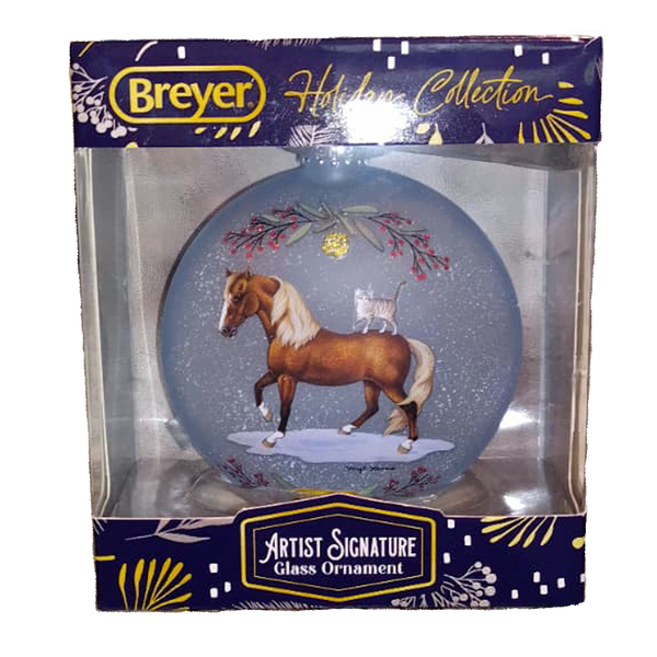 Breyer Horses - Breyer Holiday Ornament - Artist Signature Glass Ornament