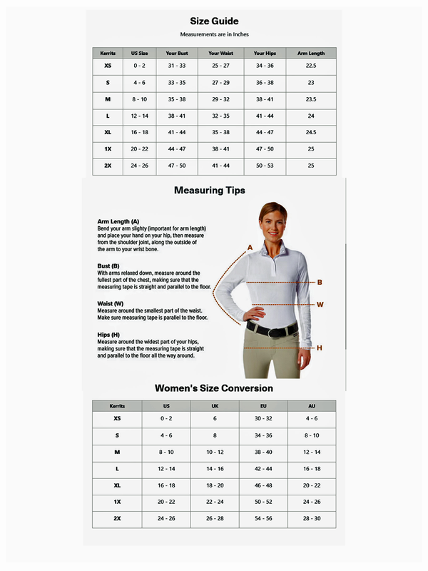 Kerrits Women's Quarter Zip Herringbone Sweater