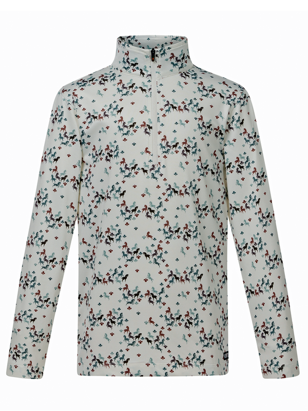 Kerrits Kids In the Zone CoolCore Long Sleeve Shirt - Print