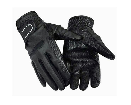 Equine Couture Ladies Crystal Riding Gloves - Closeout!