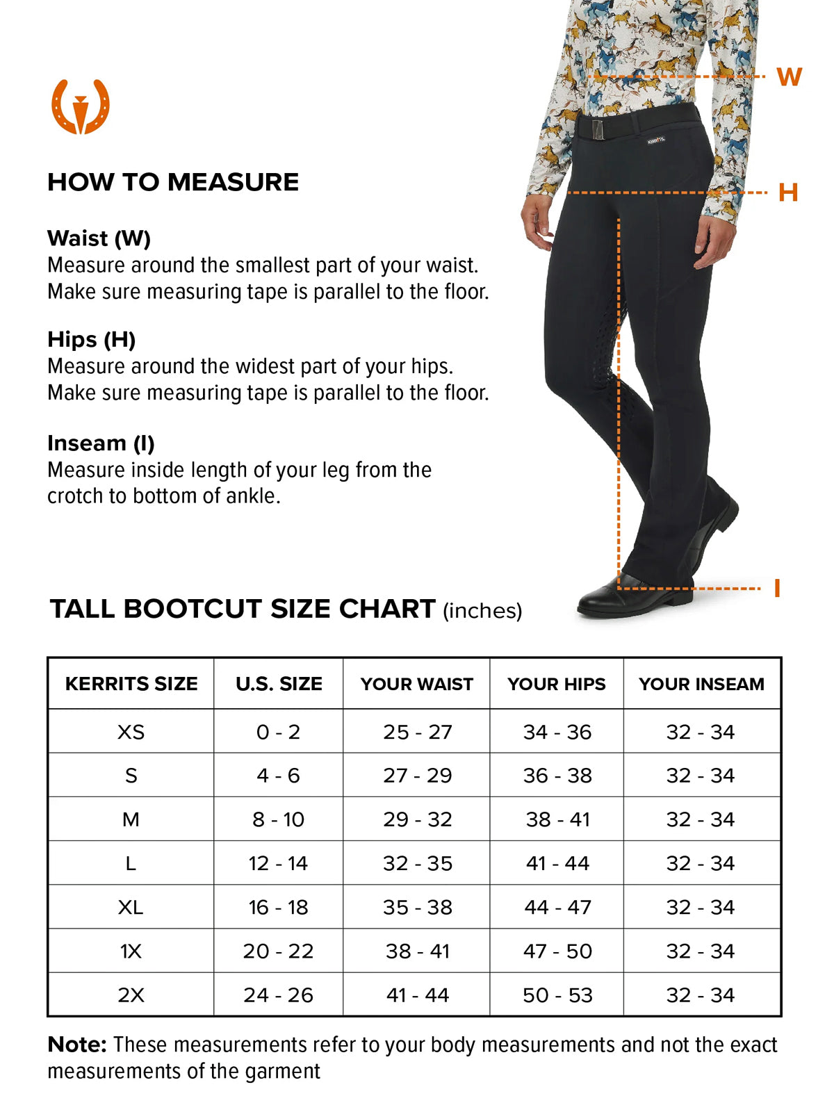 Kerrits Women's Microcord Extended Knee Patch Bootcut