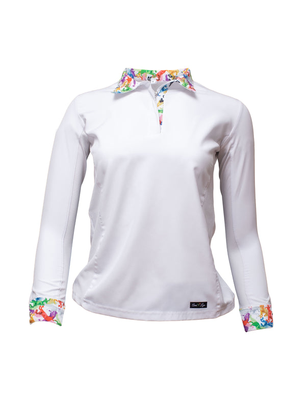 Anni Lyn Sportswear Kid's Long Sleeve Ventilated Show Shirt