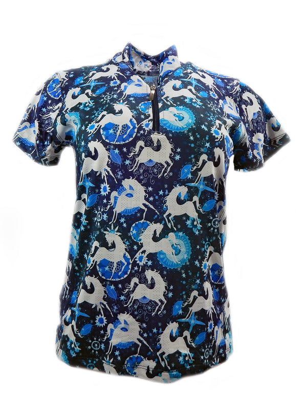 Anni Lyn Sportswear Women's ProAire Printed Short Sleeve Shirt