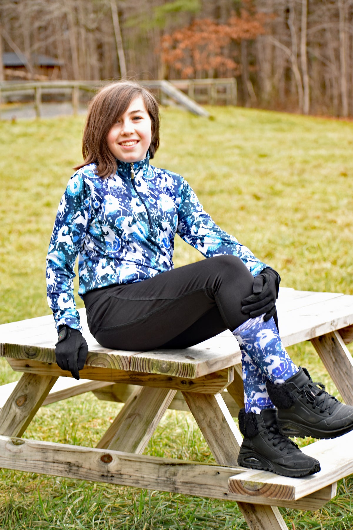 Anni Lyn Sportswear Kid's ProAire Printed L/S Shirt
