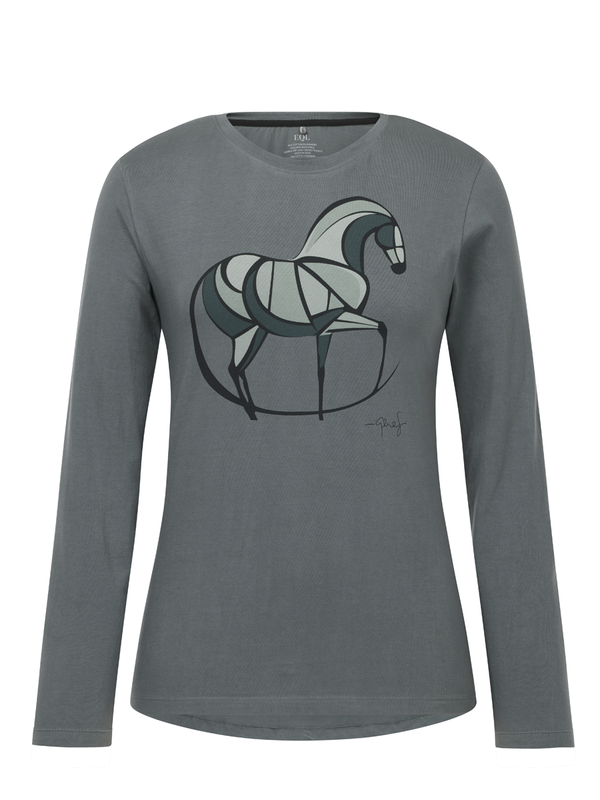 Kerrits Women's Mosaic Horse Long Sleeve Tee