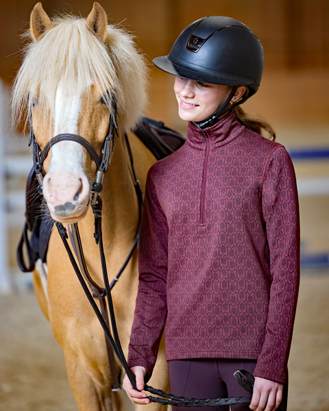 Kerrits Kids Snaffle Links Half Zip Fleece Top