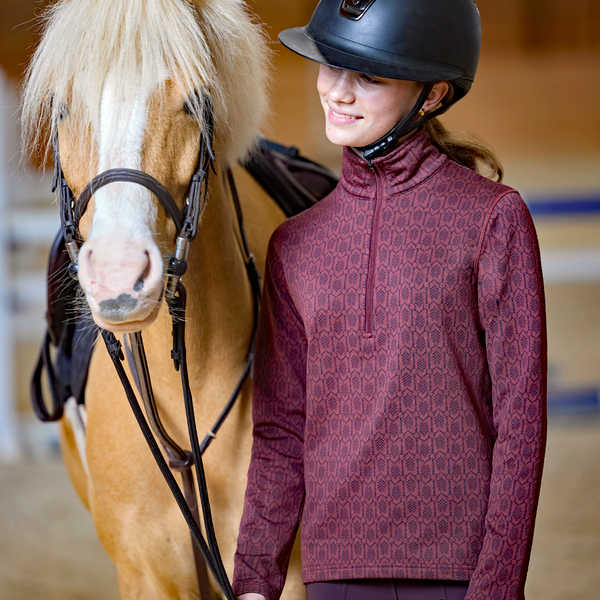 Kerrits Kids Snaffle Links Half Zip Fleece Top