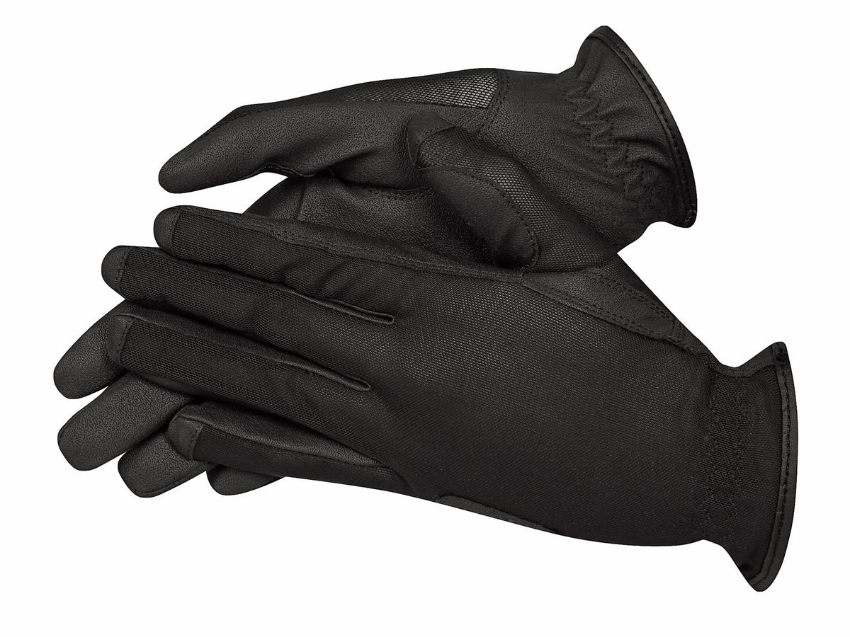 Kerrits Black Mesh Riding Gloves