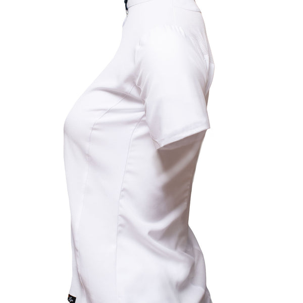 Anni Lyn Sportswear Women's Short Sleeve Ventilated Show Shirt - Side