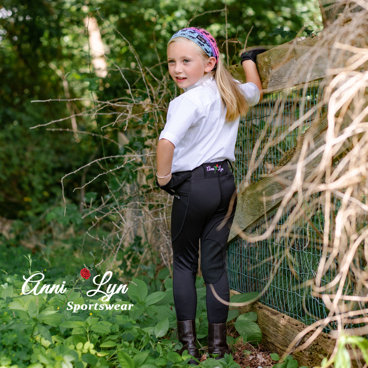 Anni Lyn Sportswear Kid's Competitor Knee Patch Tight