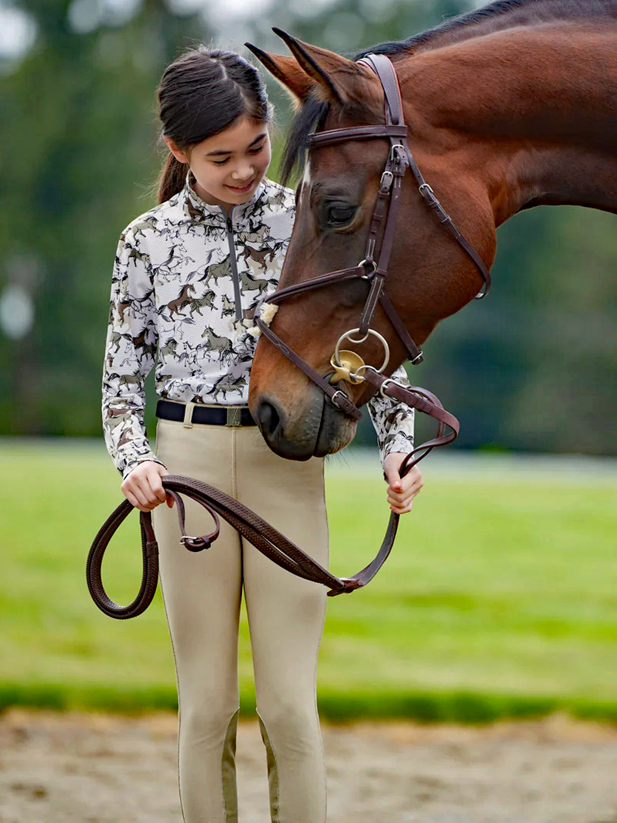 Kerrits Kids Microcord Knee Patch Breech