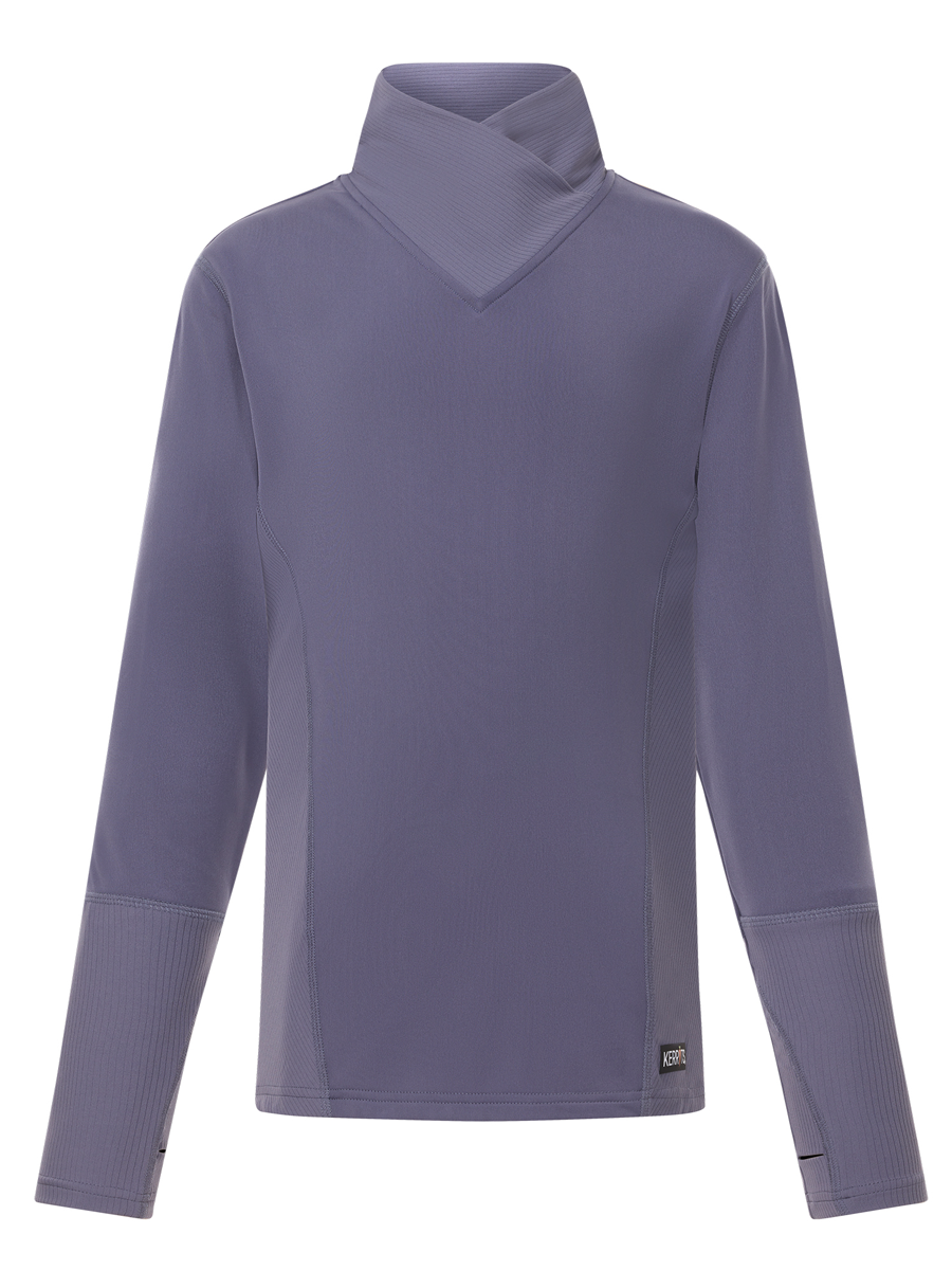 Kerrits Kids Wrap Neck Tech Top - Solid Colors