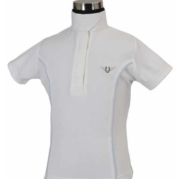 TuffRider Children's Kirby Kwik Dry Short Sleeve Show Shirt