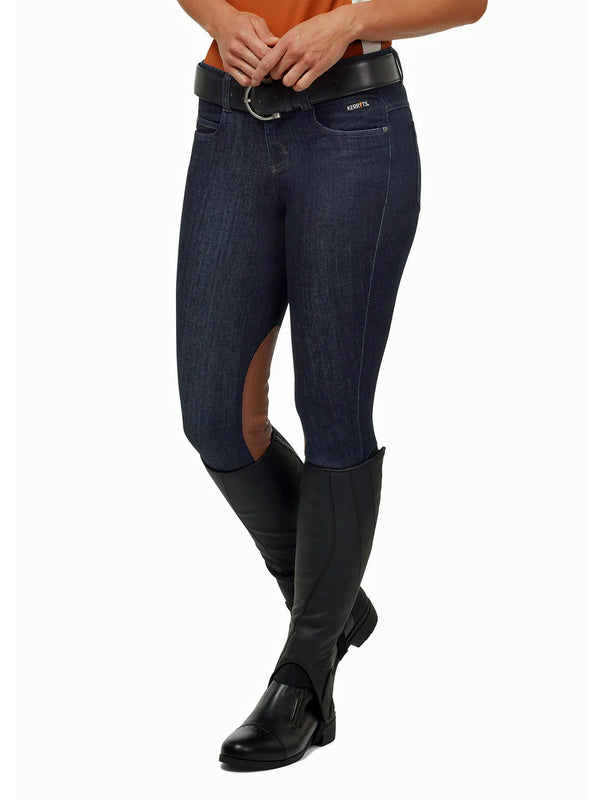 Kerrits Stretch Denim Knee Patch Riding Breech