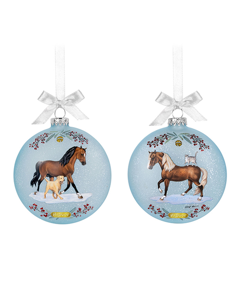Breyer Horses - Breyer Holiday Ornament - Artist Signature Glass Ornament