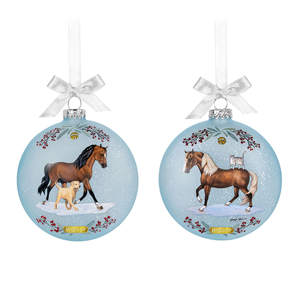 Breyer Horses - Breyer Holiday Ornament - Artist Signature Glass Ornament