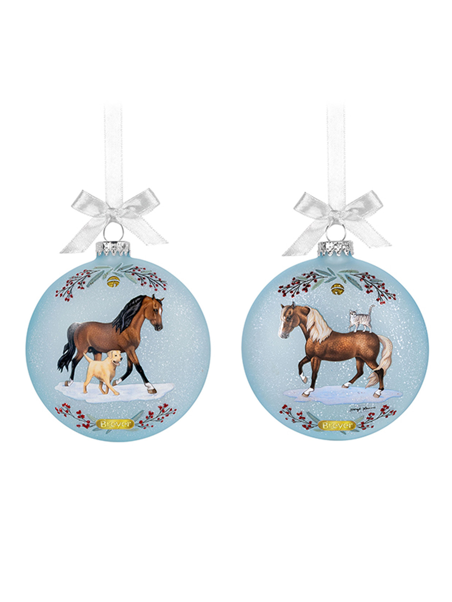 Breyer Horses - Breyer Holiday Ornament - Artist Signature Glass Ornament