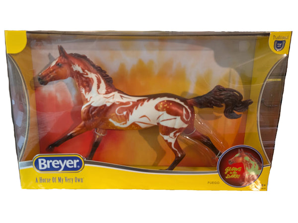 Breyer Horses - 2026 Halloween Horse - Fuego - Traditional Size - Glows in the Dark!