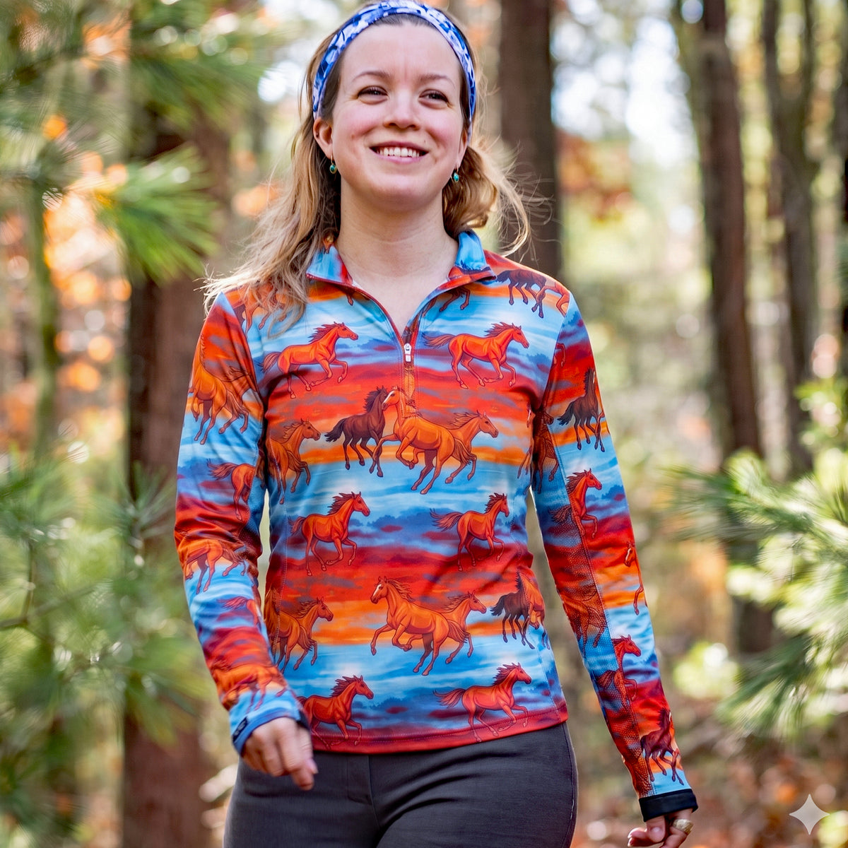 Anni Lyn Sportswear Women's Ventilated Long Sleeve Sun Shirt