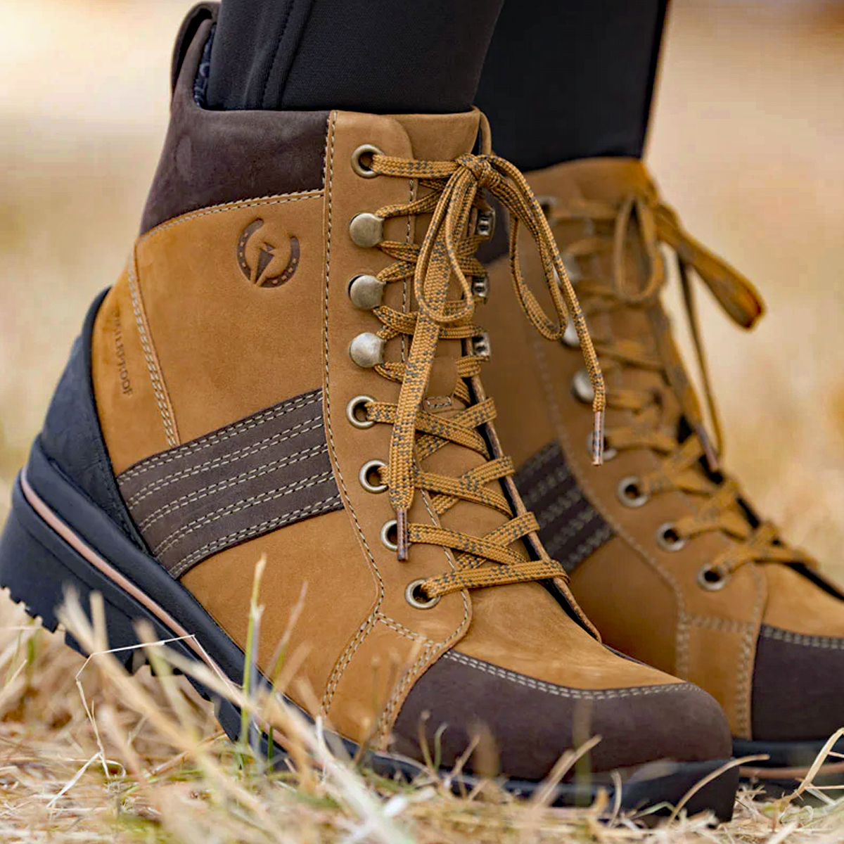 Kerrits Women's Trail Blazer Lace Up Waterproof Barn Boot