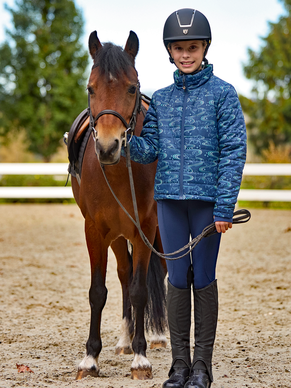 Kerrits Kids Ride the Wind Reversible Quilted Jacket